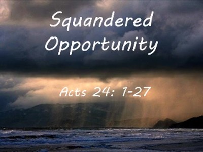 Squandered Opportunity 