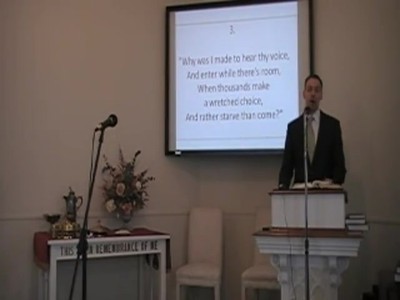 Hymn: "How Sweet & Awful Is the Place" First OPC Perkasie PA