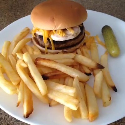 From cheeseburger to real burger
