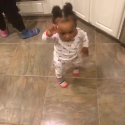 Baby Praising Jesus
