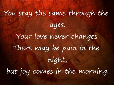 Your Love Never Fails lyrics video - with singers