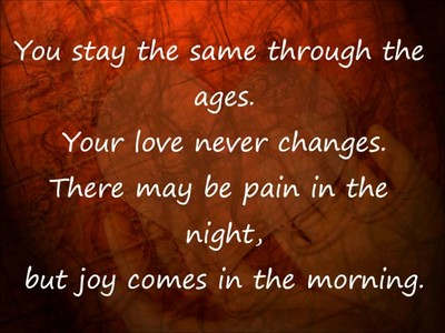 Your Love Never Fails lyrics video - instrumental