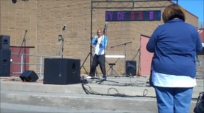 Rap performance in Richmond, CA