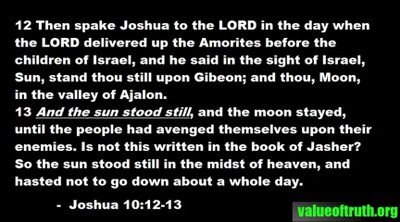 The Sun Stood Still (Joshua)
