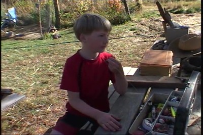 Garrett our "professional in training" fly tier. :)