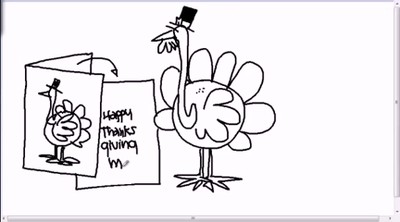 How to Draw a Thanksgiving Turkey