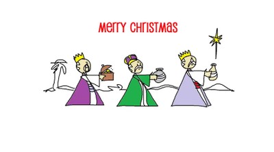 How to Draw the Three Wisemen