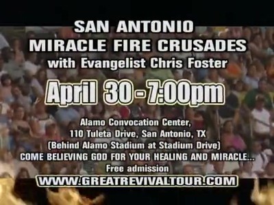 EVANGELIST CHRIS FOSTER / AWAKEN TOUR / AWAKEN TOUR SCHEDULE