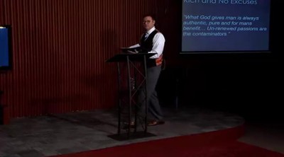 Rich and No Excuses by Pastor Dr. Darren Goodman