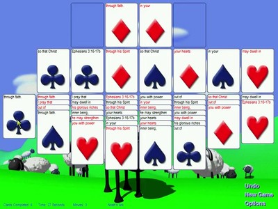 Scripture Solitaire Gameplay