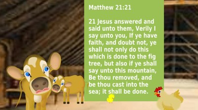 If animals could talk, what would they say?0008 Betsy Cow teaches King James.