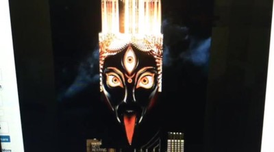 Goddess Kali: The Dark Mother Illuminates Over New York City