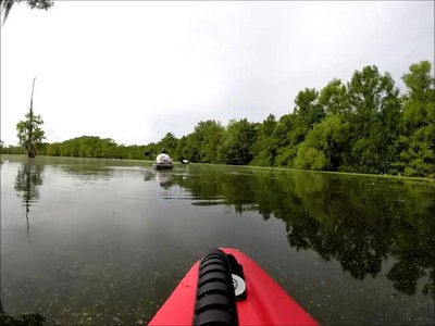Brother and Sister Kayaking