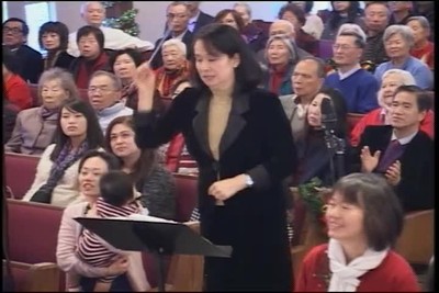 獻詩〈下〉:1.普世歡騰(會眾回應歌); 2. 到各山谷嶺傳揚(會眾齊唱) 2016年12月25日