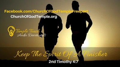 Keep The Spirit Of A Finisher