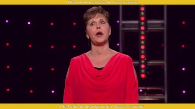 Joyce Meyer — Let people be themselves and let God be God