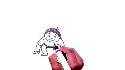 Rainy Day Drawing- Step By Step 