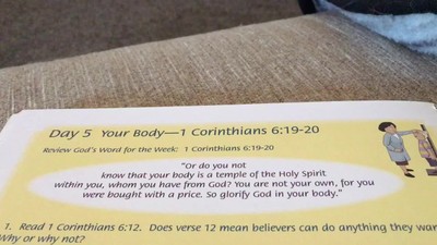 Scripture Song - 1 Cor. 6:19-20