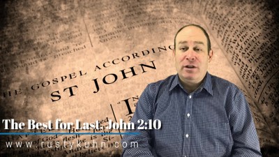The Best for Last, John 1:20