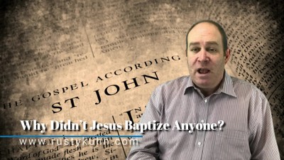 Why Didn't Jesus Baptize Anyone?