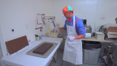 Blippi Tours the Chocolate Factory _ Learn about Food for Children