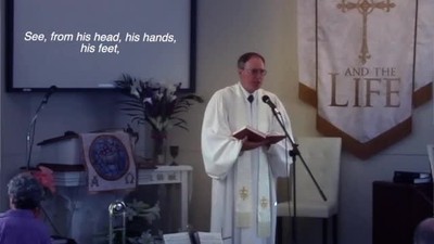 "When I Survey the Wondrous Cross," Pastor MacLaren & First OPC Perkasie PA 4/21/2019