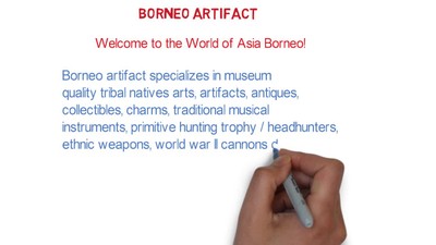 Asian Antique Art, Crafts and Culture (Borneo Artifact)