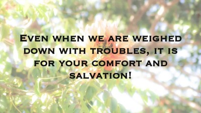 God is the Source of ALL Comfort