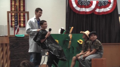 Annual Veterans Day Celebration Skit, Ochelata, Oklahoma.
