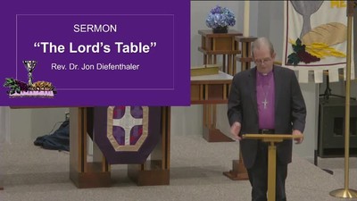 2020 April 9 The Lord's Table? based on John 13:1-17,31b-35