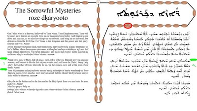 The Syriac Rosary - Sorrowful Mysteries - Maronite Madrosho, with English Translation