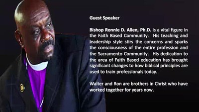 Bishop Ronnie D. Allen, Ph.D. || Issues4Life Foundation's 4th Annual "MLK" Webcast