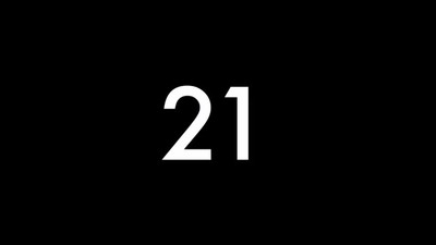 The Number 21 and Year 2021