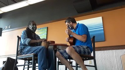 Kevin a blind musician