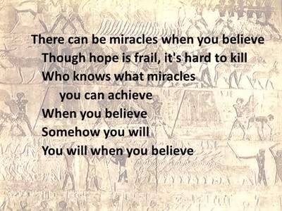 'When You Believe' performed by Carole Brewer, Paul Swaim, and Winds of Faith Concert Band