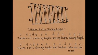 "City Shining Bright" same melody as "Mary Had A Little Lamb"