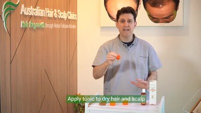 How to Use Hair Tonic - Australian Hair & Scalp Clinics