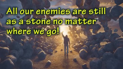 They will be still as a stone!