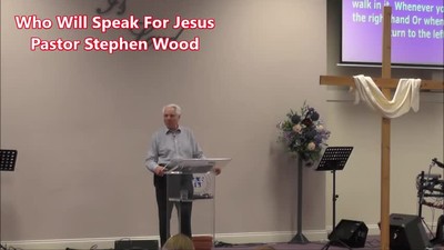 Who will speak for Jesus?
