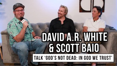 David A.R. White  Scott Baio Talk New 'Gods Not Dead' Film