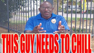 Street Preacher Thinks He's Robocop Now
