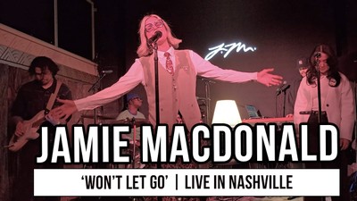 Jamie MacDonald Performs 'Won’t Let Go' Live at Nashville Album Release Party
