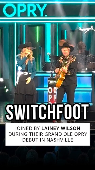 Lainey Wilson Joins Switchfoot During Their Grand Ole Opry Debut