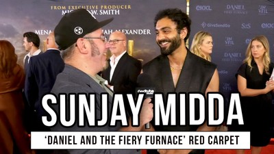 Shadrach Actor Sunjay Midda Reveals He Cried for Hours Filming the Fiery Furnace Scene