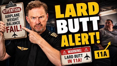 Tim Hawkins Airplane Weight Balance FAIL – “Lard Butt in 11A!”