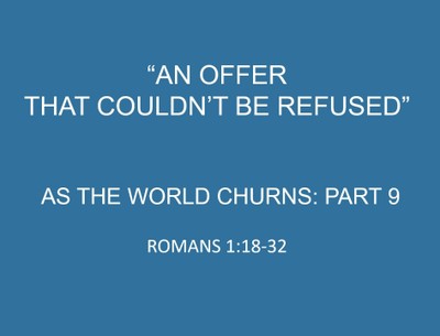 An Offer That Could not Be Refused