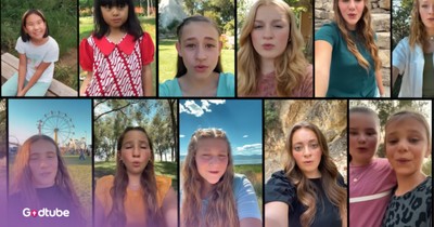 Hundreds of Children Sing Michael Jackson Hit