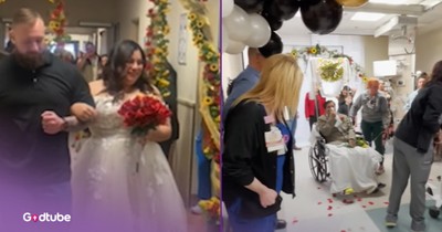 Couple's Wedding Held In Hospital So Bride's Dying Father Can Attend