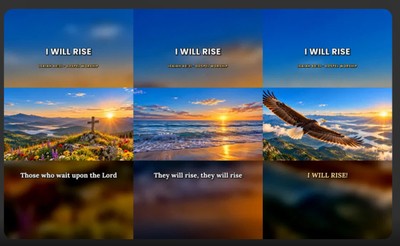 I Will Rise – Those Who Wait Upon the Lord | Gospel Worship Song with Lyrics AI
