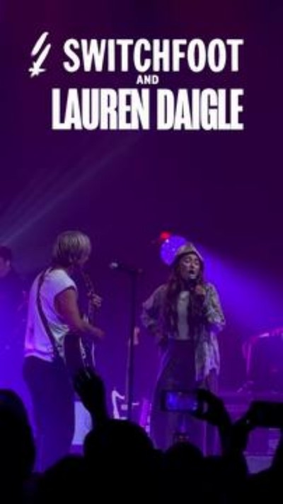 Lauren Daigle Joins Switchfoot at their Nashville show on October 7, 2026